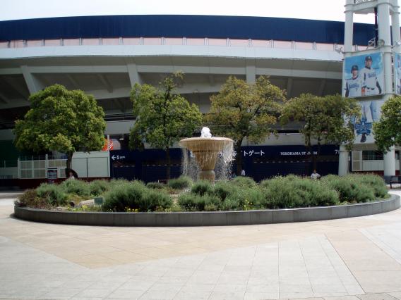 横浜スタジアム公園噴水